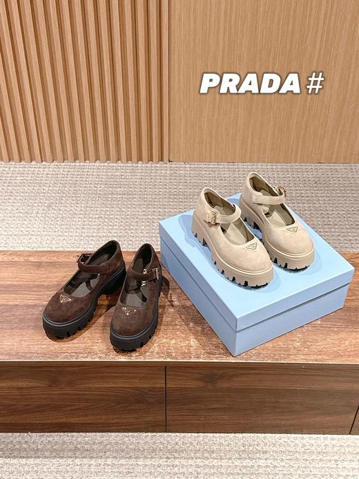 普拉达 新款厚底玛丽珍单鞋(DBG) 商品图2