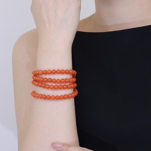 【挚友限定】联合料冰红南红·7mm108珠串 商品图6