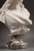 独角鹿西洋古董1900年代意大利雕塑家Adolfo Cipriani签名创作新艺术风格卡拉拉大理石少女半身像雕塑作品 商品缩略图7