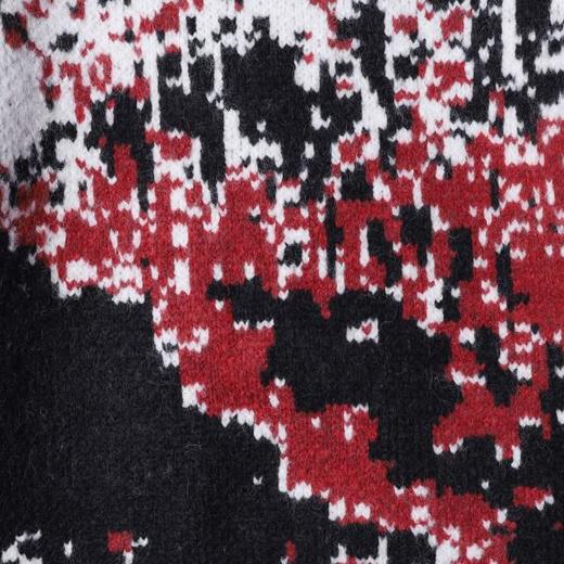 1449018SDSA男士秋冬新款痞帅男装潮牌撞色设计圆领毛衣慵懒风百搭时尚 商品图3