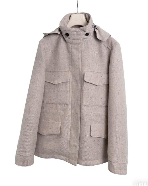 女款麻棉口袋立领外套zh015 商品图0