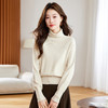 高级感半高领打底衫，宽松内搭小个子针织上衣设计感毛衣CC-QL-8968 商品缩略图3