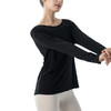 跃牌【海听系列】莱赛尔运动长袖后背镂空薄款设计感交叉T恤上衣女XC108 商品缩略图4