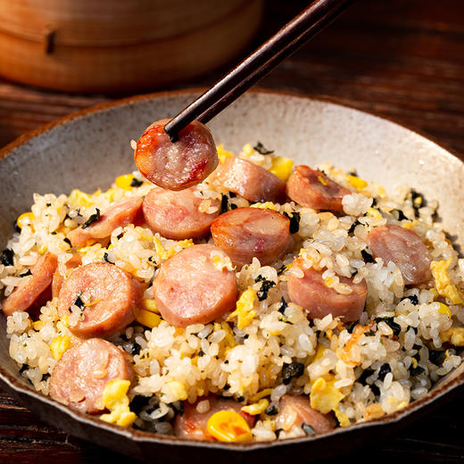 热卖！馋哭！【超值4袋装】【浙江老字号、舌尖中国美食推荐】金字 猪肉烤肠 4根/袋  拒绝淀粉着色剂 猪肉＞80% 只用新鲜猪腿肉 一口鲜香满口回味 全家爱吃 商品图7