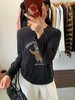 老米优品🎈3-5天。双面澳绒+萌系小熊《软萌毛线衣小熊绒绒打底tee》宅家慵懒感/出门松弛感，一件T恤全拿捏！T251205A 商品缩略图6