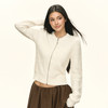 Ariseism 美式复古设计感圆领拉链开衫毛衣女秋冬新款修身上衣 商品缩略图1