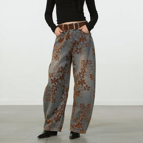 潮流百搭荒诞双面金丝绒款女裤-纪念日百货门店同款168145861