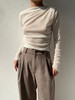 Running Closet｜微透斜肩褶皱打底 [ 白 / 墨绿 丝绒 ] 【LCM】 商品缩略图12