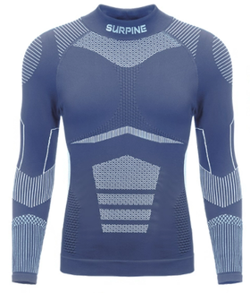 25/26SURPINE复合聚热导湿功能衣-无惧男款上衣靛蓝