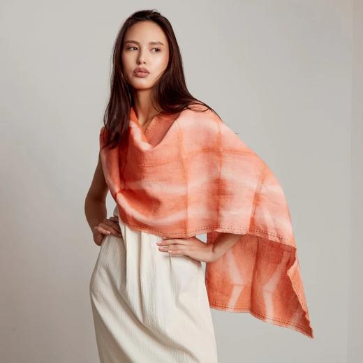 心艺手作：丹霞流彩亚麻围巾 Sandstone Scarf 商品图4