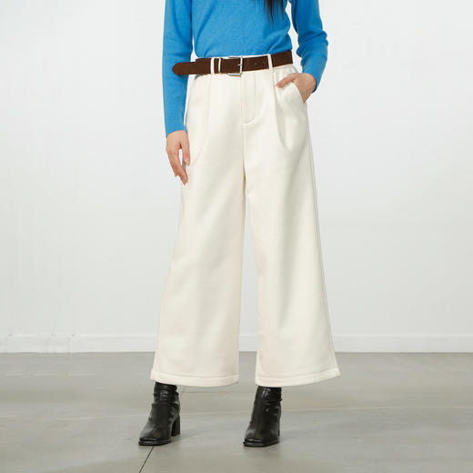 常规百搭极简配腰带阔腿裤-纪念日百货门店同款168145908 商品图1