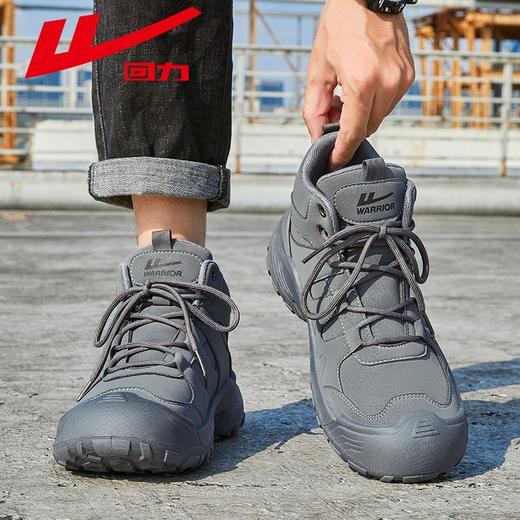 回力工装鞋男款2025秋冬季新款户外越野马丁靴男士运动徒步登山鞋 商品图8