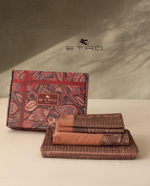 【秒杀价已调 直接拍】意大利奢侈品牌 ETRO 有机棉 高奢长绒磨毛 四件套 2025最新款 商品图12