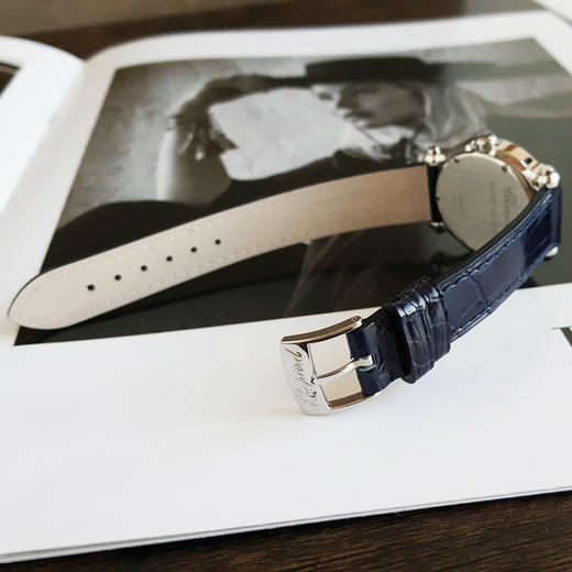 【95新】CHOPARD 萧邦278509-2007石英机芯30MM（女款）HAPPY DIAMONDS系列精钢；镶嵌蓝色宝石表圈 211125TJ20 商品图5