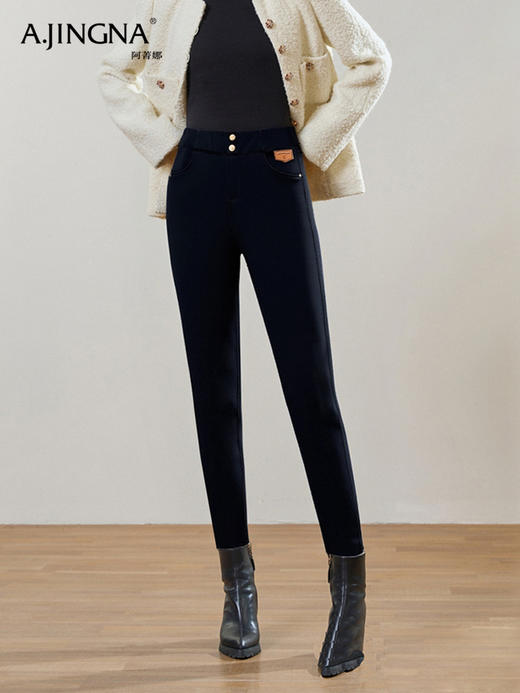 【神仙单品】阿菁娜牛油果加厚保暖显瘦小脚裤F30D210031 商品图2