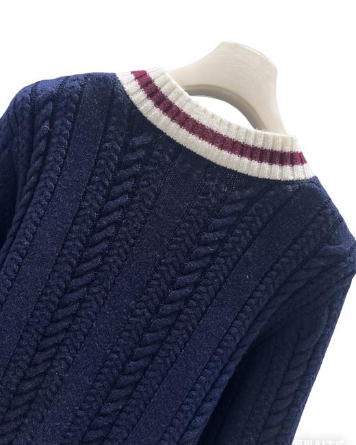 女款V领针织毛衣la025 商品图2