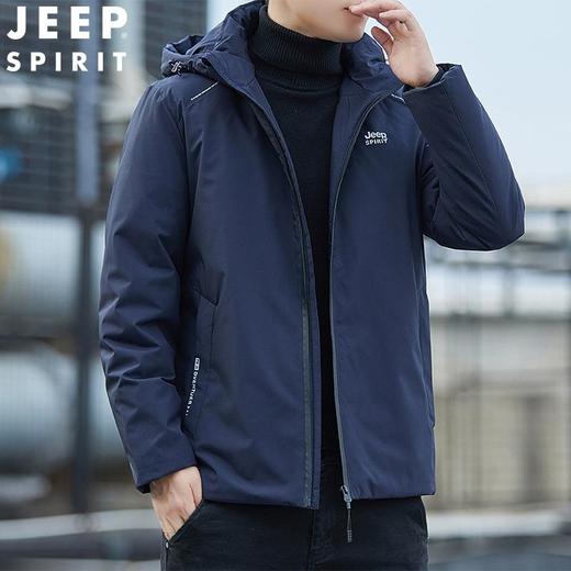 JEEP SPIRIT羽绒服男短款百搭羽绒服冬季时尚连帽外套潮HL7174 商品图4