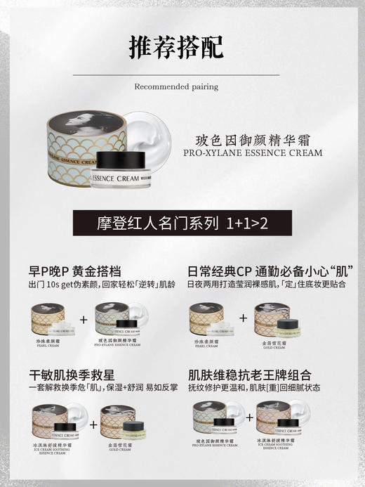 摩登红人名门系列玻色因御颜精华霜抗皱淡纹护肤保湿补水滋润面霜敏感肌可用30g 商品图5