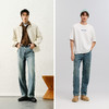 森柔|森马牛仔裤男款春季复古水洗宽松直筒长裤时尚流行潮搭裤子 商品缩略图4