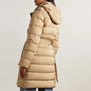 BURBERRY 巴宝莉 女士系带双排扣绗缝羽绒服 卡其色 8113175 B8626 商品缩略图3