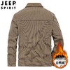 JEEP SPIRIT灯芯绒羽绒服男夹克冬季爸爸装休闲工装服HL8608B 商品缩略图3