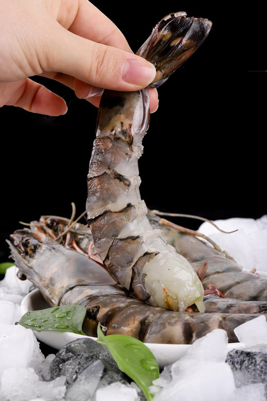 【海朴】进口黑虎虾  活冻海捕黑虎虾1.5KG 商品图3
