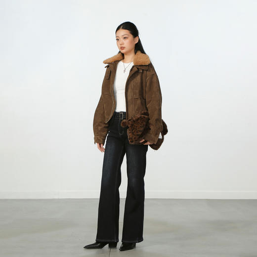 荒诞保暖羊羔毛拼接外套-纪念日百货门店同款167544894 商品图3