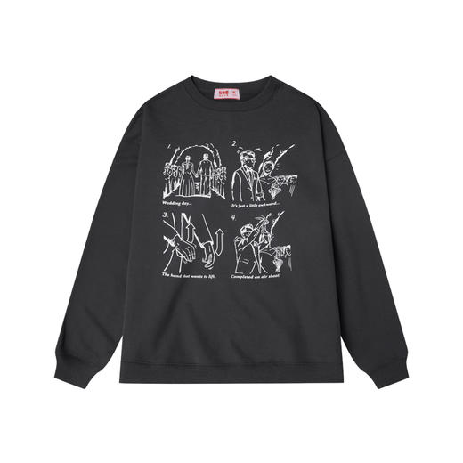 有志者UZIS线下款【空气投篮】纯棉运动卫衣 商品图1