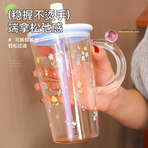 碎花珠点耐高温水杯 商品图3