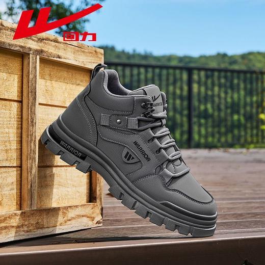 回力工装鞋男鞋秋冬新款复古时尚马丁靴男士运动户外登山鞋子男款 商品图1