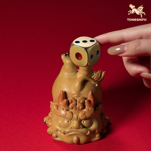 铜师傅《转大发》《转大顺》客厅办公室貔貅铜摆件解压把玩工艺品 商品图9