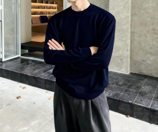 【乔沃精纺空气层羊毛衫】💯这件衣服实打实的用了🐑进口美利奴绵羊毛纱线。核心材质，采用的美利奴羊毛——它简直就是羊毛界的“优等生”❗️-BXG 商品图8