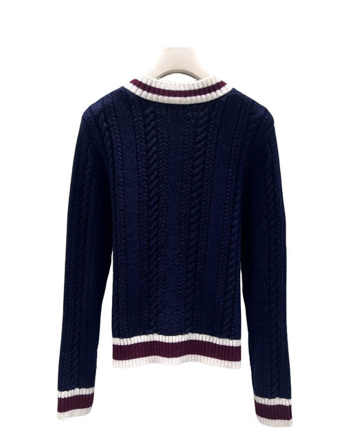 女款V领针织毛衣la025 商品图1