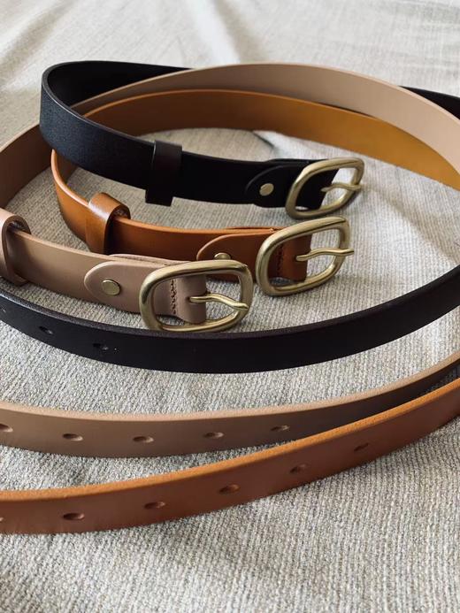 “布朗尼”裤腰皮带 定制 真皮 不退不换 商品图1