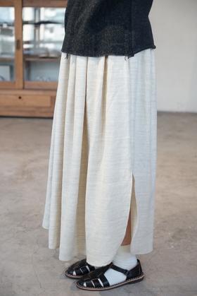 elsa esturgie麻色半裙