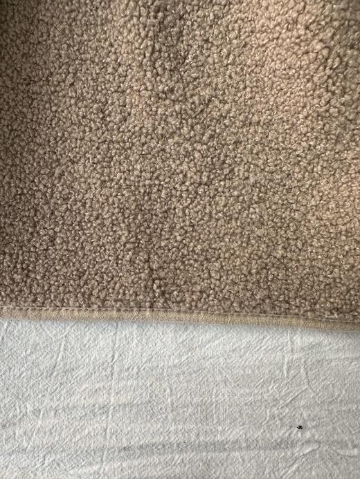 贝壳三 气质通勤翻领内里加绒外套仿羊羔毛保暖拼接夹克C120522 商品图6