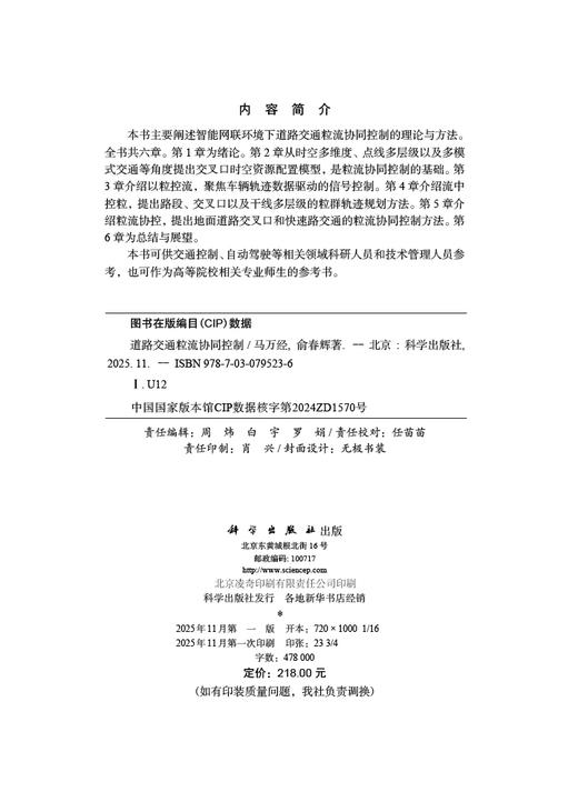 道路交通粒流协同控制 商品图2