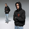 REDCHARCOAL 红炭米白色老鼠印花连帽卫衣男秋季新款美式男士上衣 商品缩略图10
