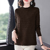 抓绒磨毛女士打底衫2026新款爆款保暖半高领上衣时尚洋气内搭t恤 商品缩略图1