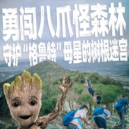 【2025.12】《山野有力量》亲子登山徒步之《勇闯八爪怪森林，守护“格鲁特”母星的树根迷宫》 商品图0