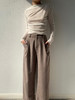 Running Closet｜前褶弯刀小脚裤 [ 驼 真丝羊毛 ] 【LCM】 商品缩略图3