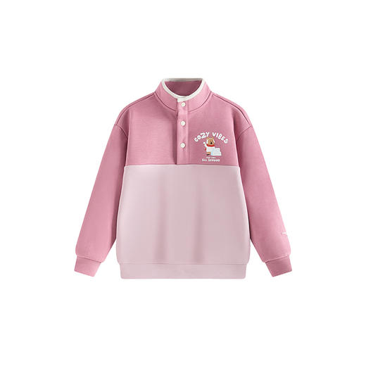 超级安踏 x 呆萌町联名 | 儿童加绒卫衣秋冬保暖长袖衫372549702U 商品图1