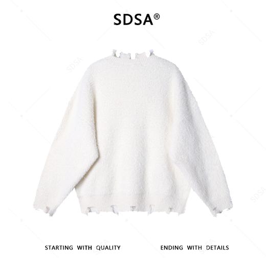 8605SDSA男士秋冬新款痞帅男装美式立体星星设计撞色针织毛衣情侣百搭 商品图5