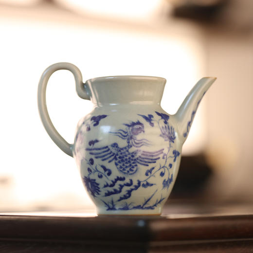 问鼎鼎青青花执壶公杯(缠枝凤凰) 商品图0