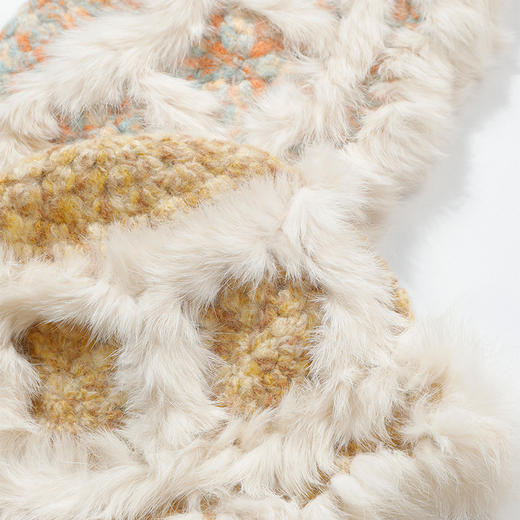 冬季韩系兔毛混色彩线毛绒盆帽-纪念日百货门店同款167045075 商品图1