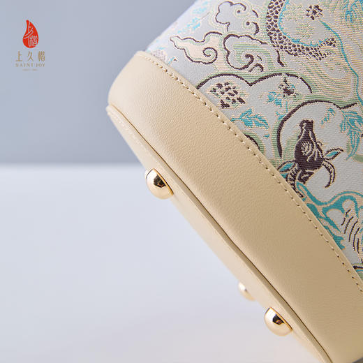 SAINTJOY/上久楷  宋锦拎包 牛龙图 XB3B015208002 （不含礼盒包装 商品图5