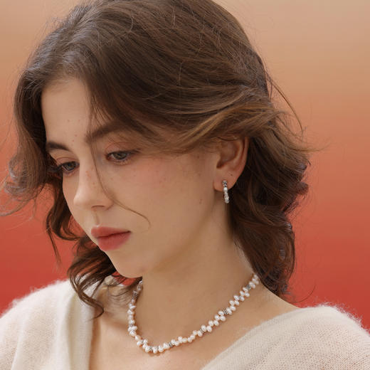 ARSIS｜流光系列 珠光漫舞耳圈 商品图1