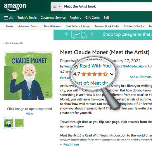 【可点读】【阳光博客】《Meet the Artist 遇见艺术家》（全20册） 读绘本、赏名画 商品图1