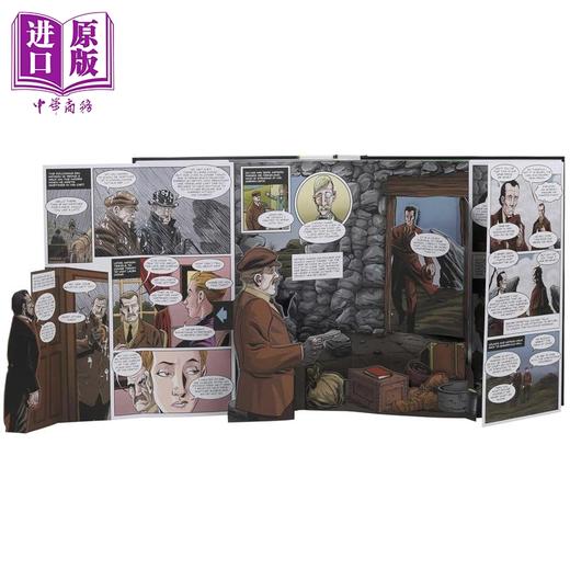 【中商原版】经典小说立体书Classic Pop Ups 夏洛克福尔摩斯 巴斯克维尔的猎犬Sherlock Holmes The Hound of the Baskervilles 商品图3