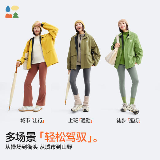 【女式加绒外套】森林棠25冬季新款女士保暖防风耐磨立领外套61353199 商品图4